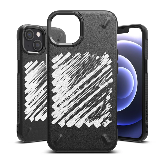 Чохол Ringke Onyx Design Paint для iPhone 13 Black (OD546E229)