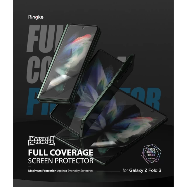 Защитная пленка Ringke Fusion Invisible Defender для Samsung Galaxy Fold3 (F926) Clear (2 Pack) (S19P044)