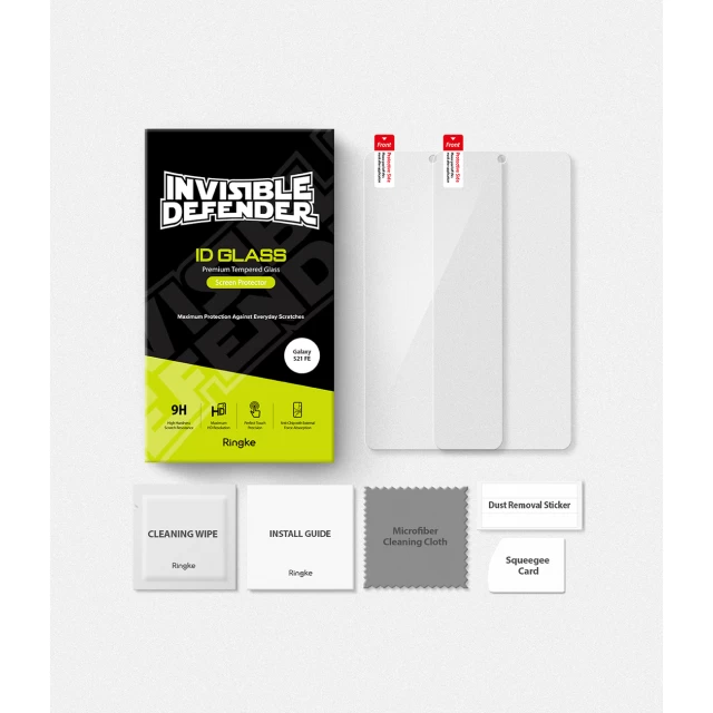 Захисне скло Ringke Invisible Defender ID Glass 2.5D для Samsung Galaxy S21 FE (G4AS071)