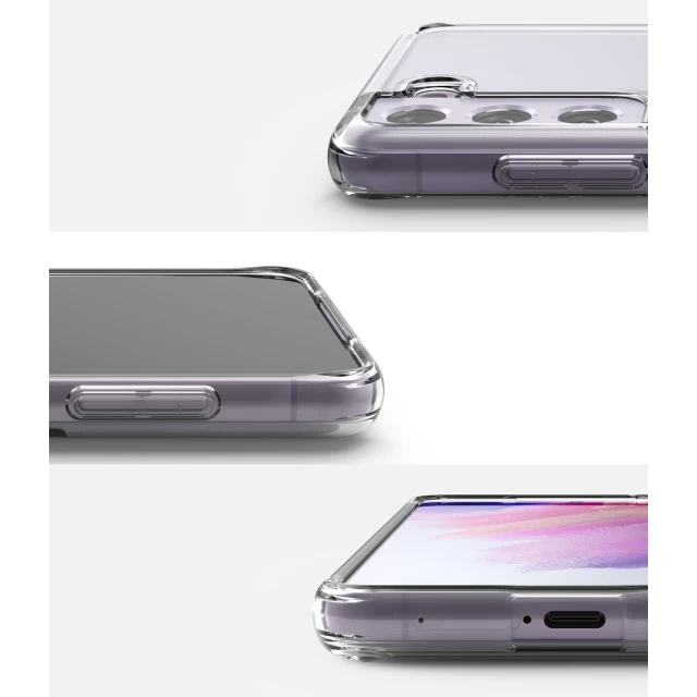 Чехол Ringke Fusion для Samsung Galaxy S21 FE Transparent (8809818847362)