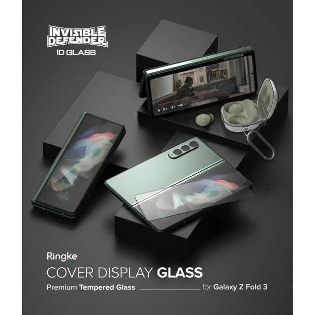 Защитное стекло Ringke Invisible Defender ID Glass 2.5D для Samsung Galaxy Z Fold 3 (G4AS065)