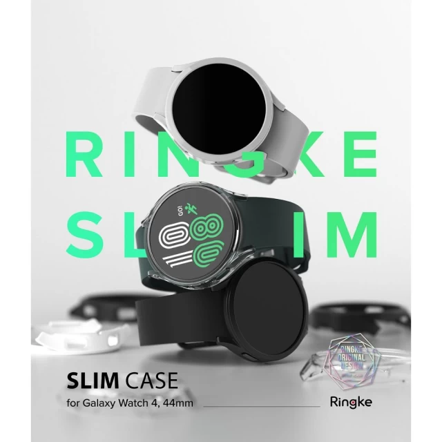 Чохол Ringke Slim для Galaxy Watch 4 44 mm Clear/Black (EC57568RS)