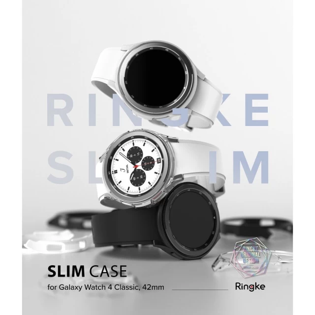 Чохол Ringke Slim для Galaxy Watch 4 Classic 42 mm Clear/Black (EC57972RS)