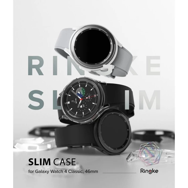 Чохол Ringke Slim для Galaxy Watch 4 Classic 46 mm Clear/Black (EC58075RS)