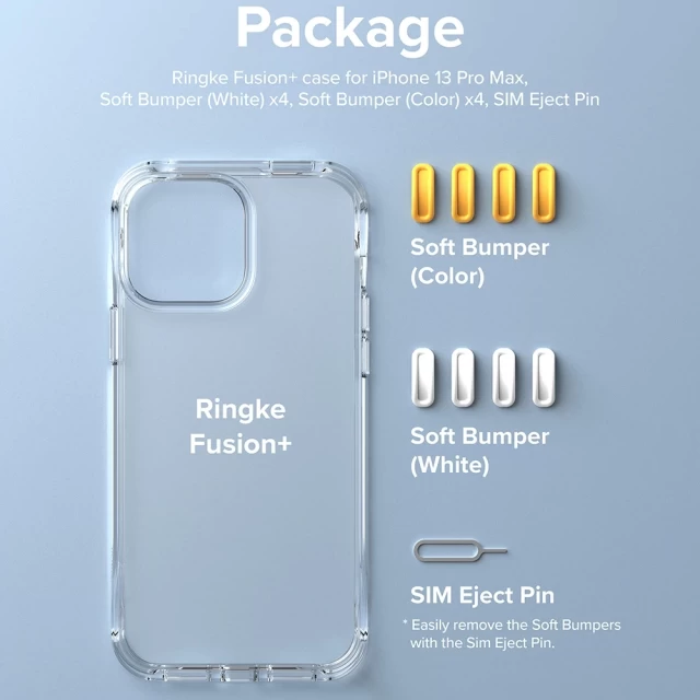 Чохол Ringke Fusion Plus Combo для iPhone 13 Pro Max Yellow (FPB578E67)