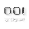 Комплект чохлів Ringke Slim для Apple Watch 41 mm Dark Chrome/Clear (2 Pack) (S58995RS)