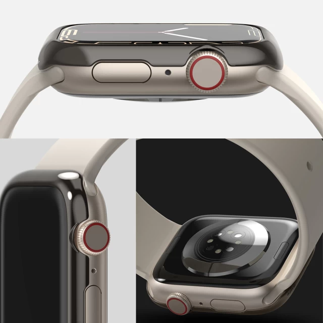 Чохол Ringke Bezel Styling Case Stainless Steel для Apple Watch 41 mm Glossy Graphite (AW7-41-11)