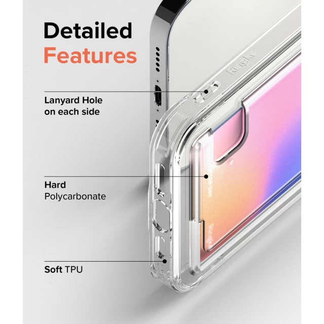 Чохол-гаманець Ringke Fusion Card для iPhone 12 | 12 Pro Transparent (FCD460E52)