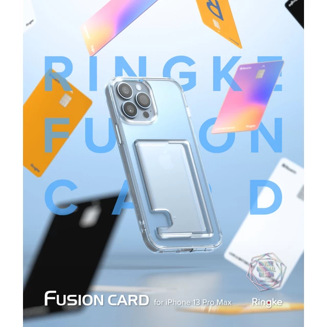 Чохол-гаманець Ringke Fusion Card для iPhone 13 Pro Max Transparent (FCD553E52)