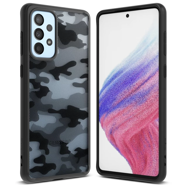 Чохол Ringke Fusion Matte Camo для Samsung Galaxy A53 5G Black (8809848205286)