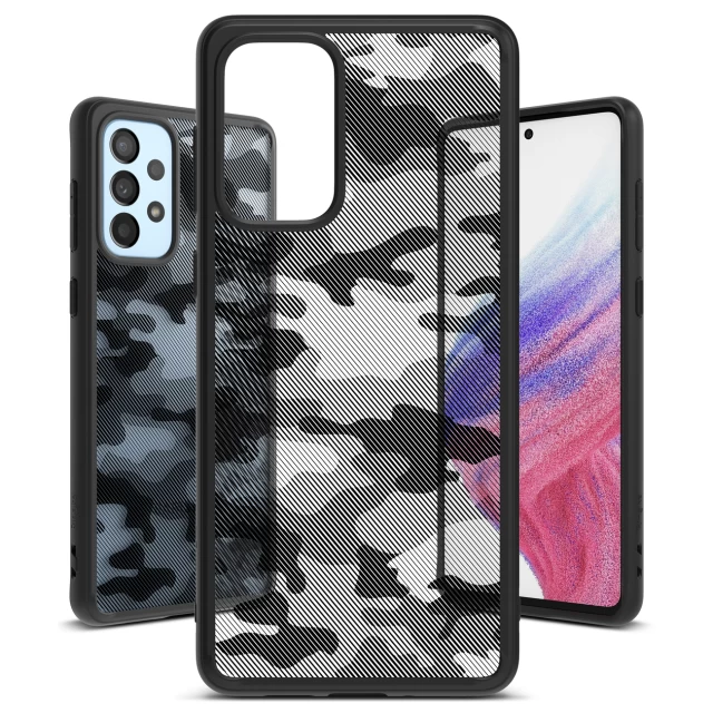 Чехол Ringke Fusion Matte Camo для Samsung Galaxy A73 Black (8809848205378)