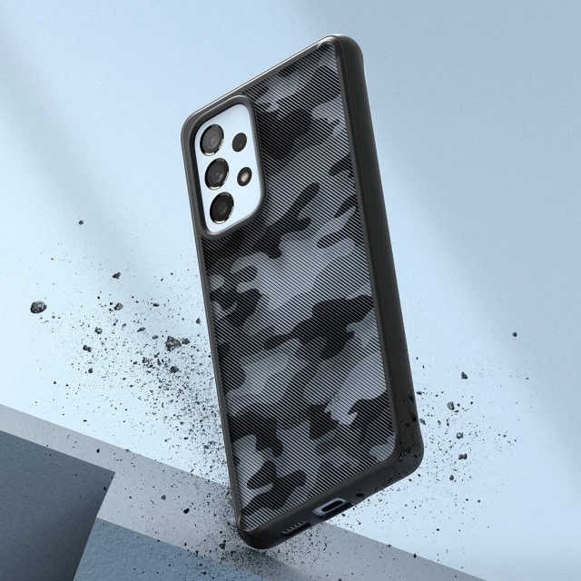 Чехол Ringke Fusion Matte Camo для Samsung Galaxy A73 Black (8809848205378)