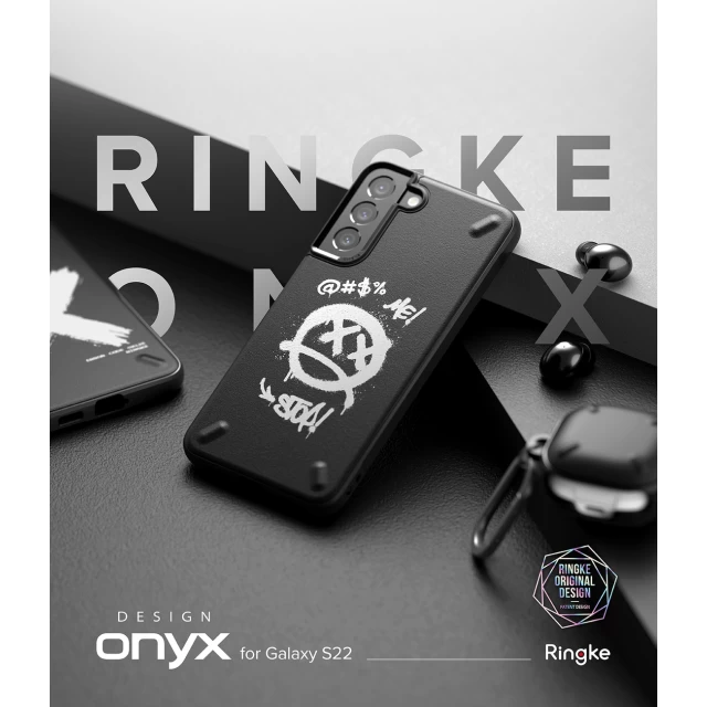 Чохол Ringke Onyx Design X для Samsung Galaxy S22 Black (8809848206061)