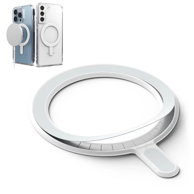 Магнітна пластина Ringke Magnetic Plate White with MagSafe (HG617141RS)