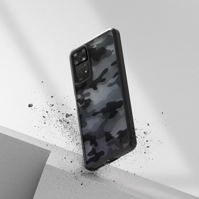 Чохол Ringke Fusion Matte Camo для Xiaomi Redmi Note 11 Pro Plus 5G/11 Pro 5G/11 Pro Black (FM624E73)