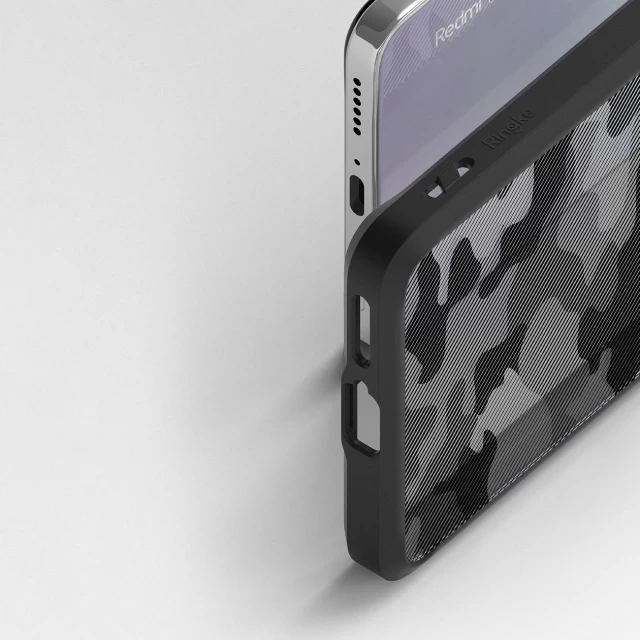 Чохол Ringke Fusion Matte Camo для Xiaomi Redmi Note 11 Pro Plus 5G/11 Pro 5G/11 Pro Black (FM624E73)