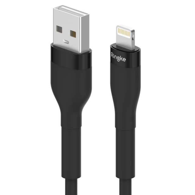 Кабель Ringke USB-A to Lightning 12W 1.2m Black (CB09963RS)