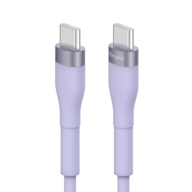 Кабель Ringke USB-C to USB-C 60W 2m Purple (CB60181RS)