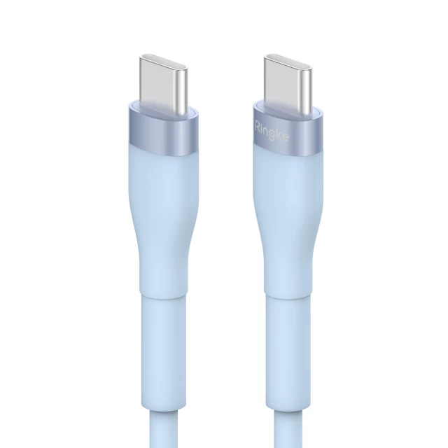 Кабель Ringke USB-C to USB-C 60W 2m Blue (CB60198RS)