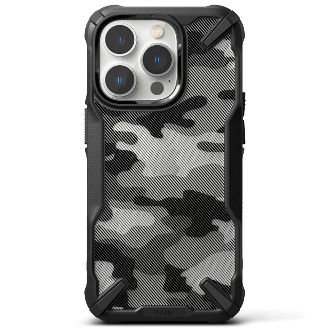 Чохол Ringke Fusion X для iPhone 14 Pro Max Camo Black (FX647E73)