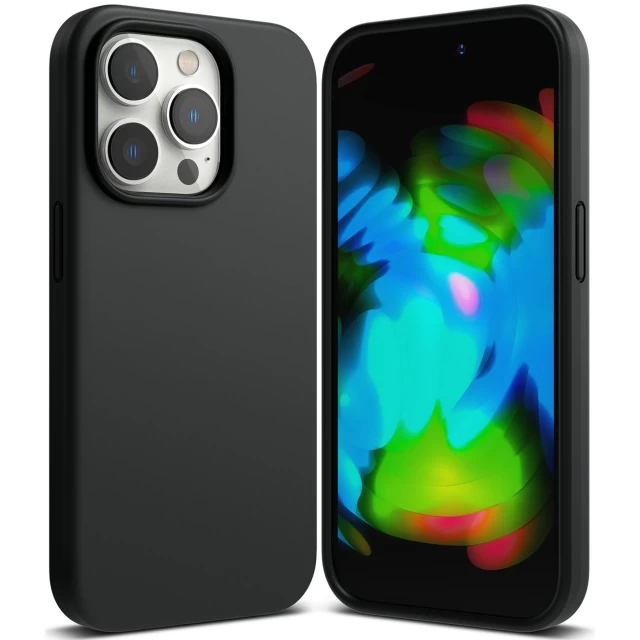 Чехол Ringke Silicone Cover для iPhone 14 Pro Black (SI003E55)