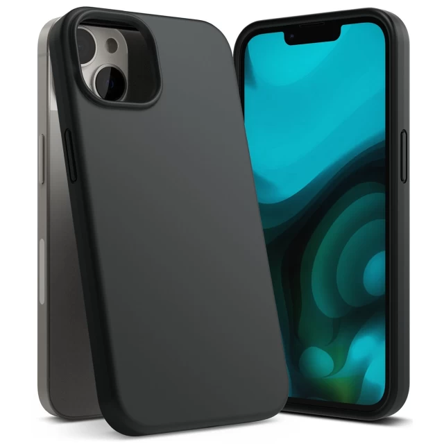 Чохол Ringke Silicone Cover для iPhone 14 Plus Black (8809881263595)