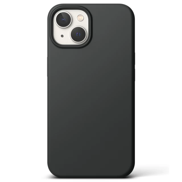 Чохол Ringke Silicone Cover для iPhone 14 Black (SI001E55)