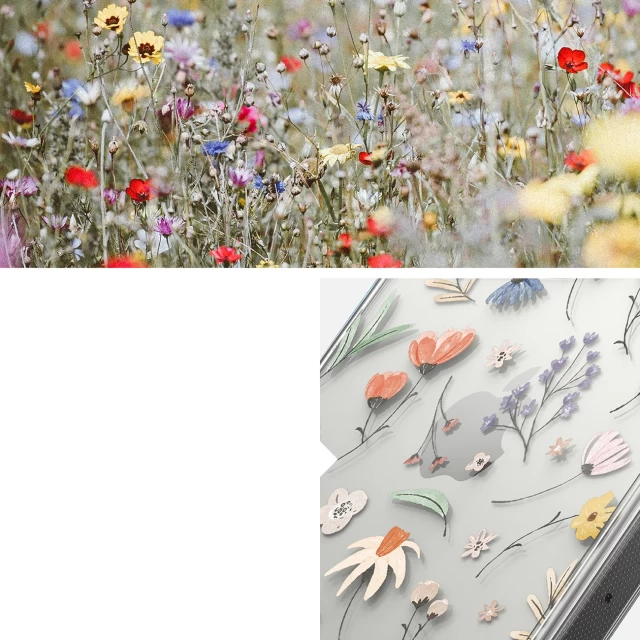 Чохол Ringke Fusion для iPhone 14 Pro Max Transparent Dry Flowers (FD645E30)