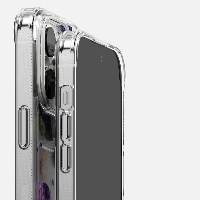 Чохол Ringke Fusion для iPhone 14 Pro Max Transparent Purple Rose (FD645E29)