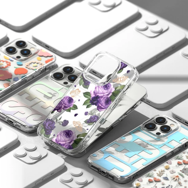 Чехол Ringke Fusion для iPhone 14 Pro Transparent Floral (FD641E31)