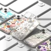 Чохол Ringke Fusion для iPhone 14 Transparent Floral (FD633E31)