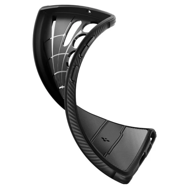 Чехол Spigen Rugged Armor для Samsung Galaxy S23 Ultra Matte Black (ACS05613)