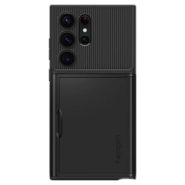 Чехол Spigen Slim Armor CS для Samsung Galaxy S23 Ultra Black (ACS05628)