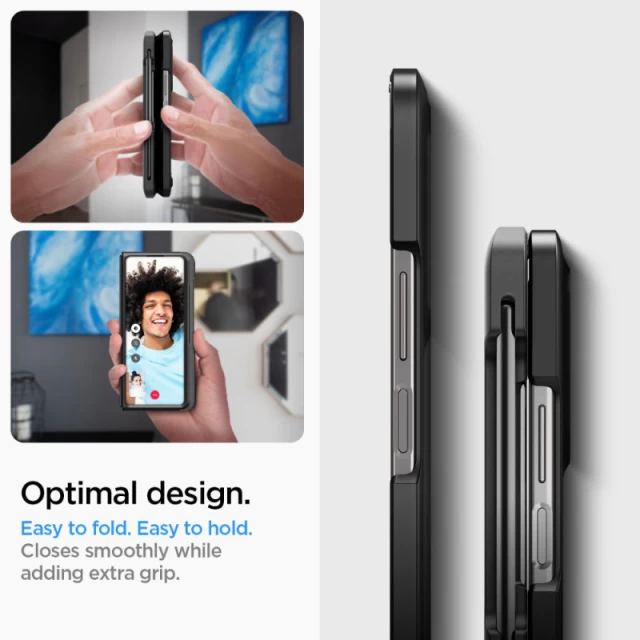Чехол Spigen Thin Fit Pen для Samsung Galaxy Fold5 (F946) Black (ACS06209)