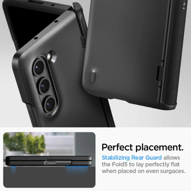 Чехол Spigen Slim Armor Pro для Samsung Galaxy Fold5 (F946) Black (ACS06211)