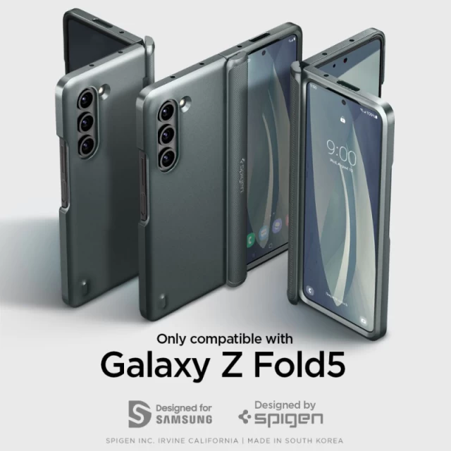 Чехол Spigen Slim Armor Pro для Samsung Galaxy Fold5 (F946) Abyss Green (ACS06212)