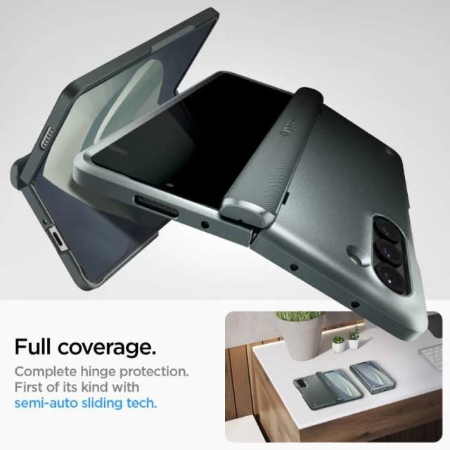 Чохол Spigen Slim Armor Pro для Samsung Galaxy Fold5 (F946) Abyss Green (ACS06212)