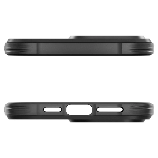 Чехол Spigen Rugged Armor для iPhone 15 Pro Max Matte Black with MagSafe (ACS06561)