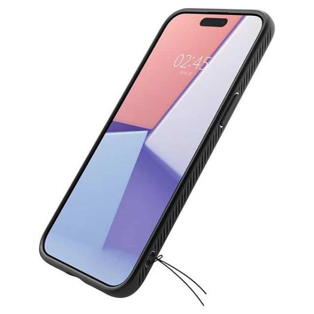 Чохол Spigen Liquid Air для iPhone 15 Pro Max Matte Black (ACS06562)