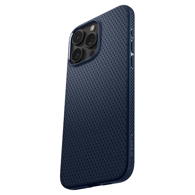 Чехол Spigen Liquid Air для iPhone 15 Pro Max Navy Blue (ACS06563)