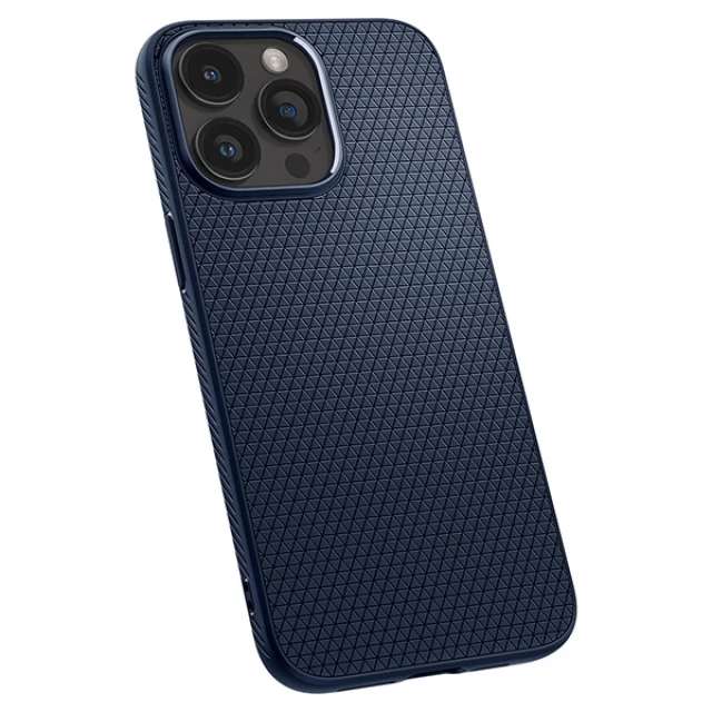 Чехол Spigen Liquid Air для iPhone 15 Pro Max Navy Blue (ACS06563)