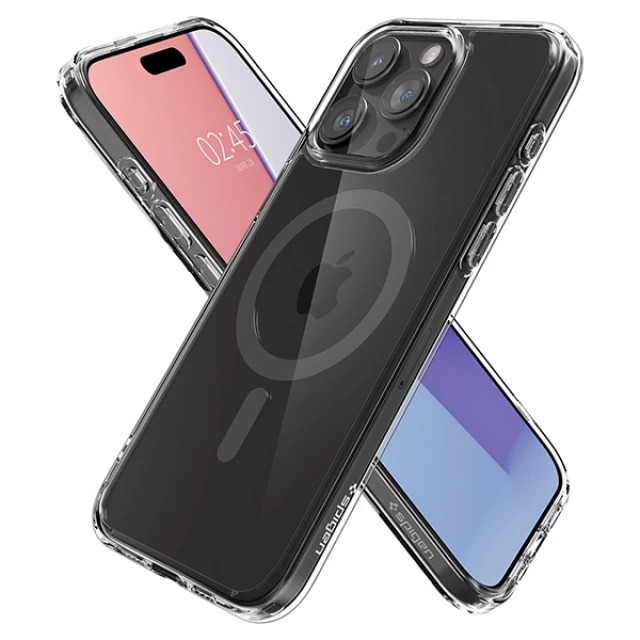 Чехол Spigen Ultra Hybrid для iPhone 15 Pro Max Graphite with MagSafe (ACS06577)