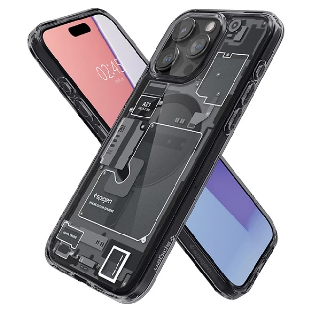 Чехол Spigen Ultra Hybrid для iPhone 15 Pro Max Zero One with MagSafe (ACS06582)