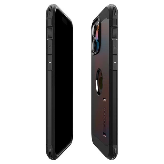 Чехол Spigen Tough Armor для iPhone 15 Pro Max Black with MagSafe (ACS06594)