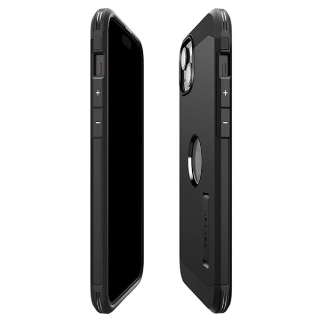 Чехол Spigen Tough Armor для iPhone 15 Plus Black with MagSafe (ACS06669)