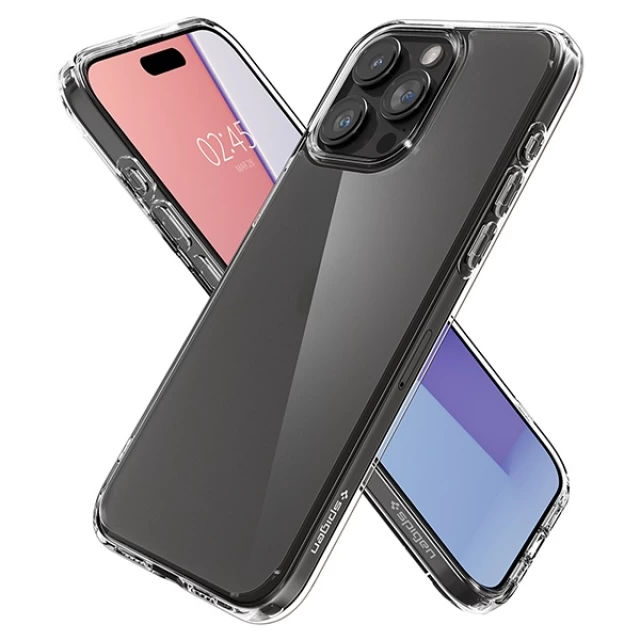 Чехол Spigen Ultra Hybrid для iPhone 15 Pro Frost Clear (ACS06708)
