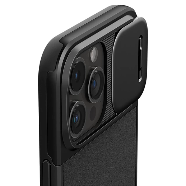 Чохол Spigen Optik Armor для iPhone 15 Pro Black with MagSafe (ACS06738)