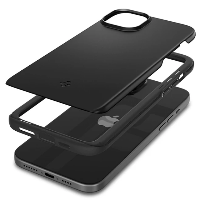 Чохол Spigen Thin Fit для iPhone 15 Black (ACS06776)