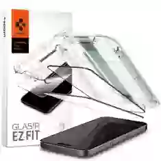 Захисне скло Spigen Glas.tR EZ Fit для iPhone 15 Pro Max Clear (2 Pack) (AGL06872)