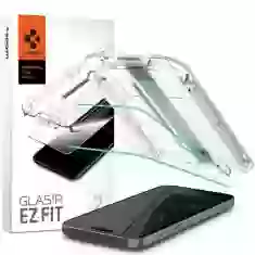 Захисне скло Spigen Glas.tR EZ Fit для iPhone 15 Clear (2 Pack) (AGL06903)
